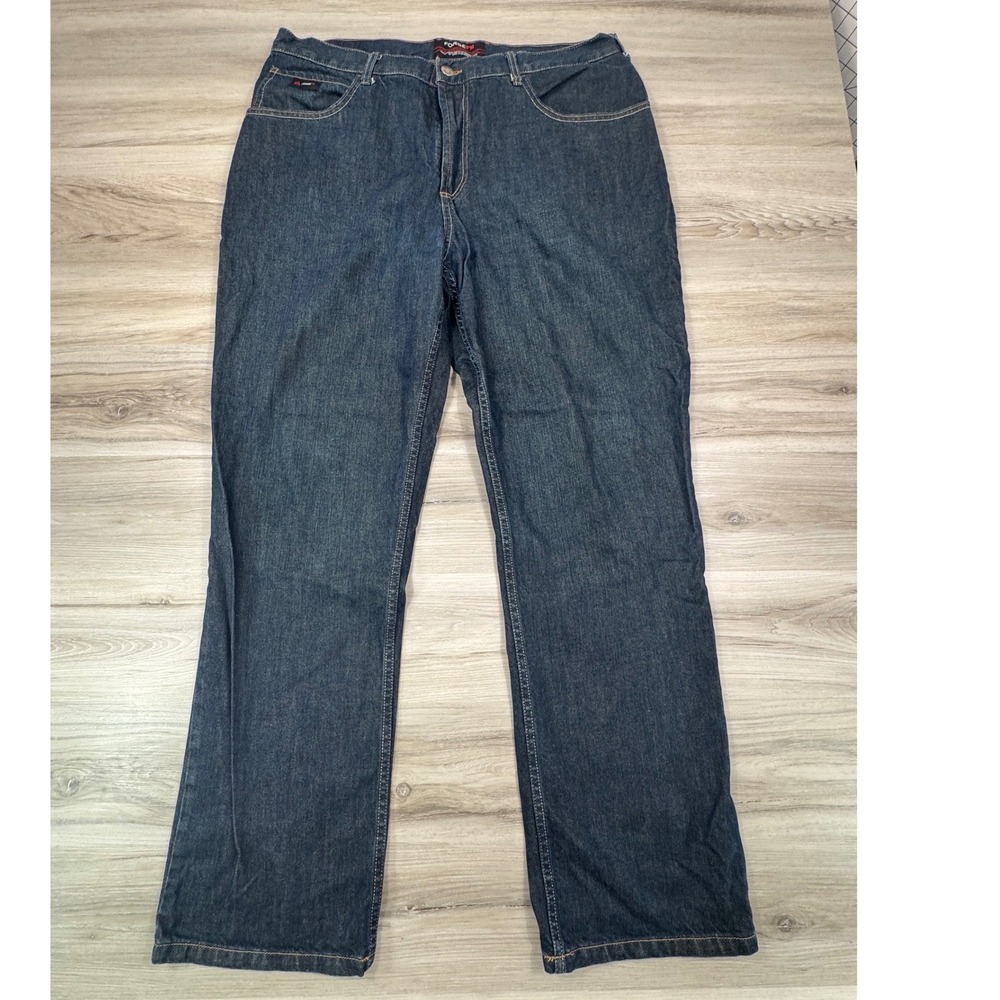 Forge FR Mens Flame Resistant Work Wear Jeans 38x34 Dark Wash Denim MFRJ-105